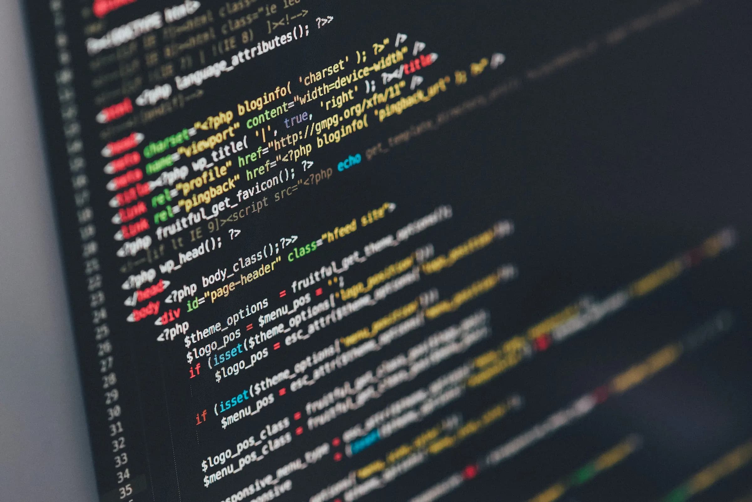 Monitor screen with Java code on it