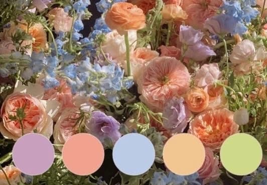Colors of our wedding